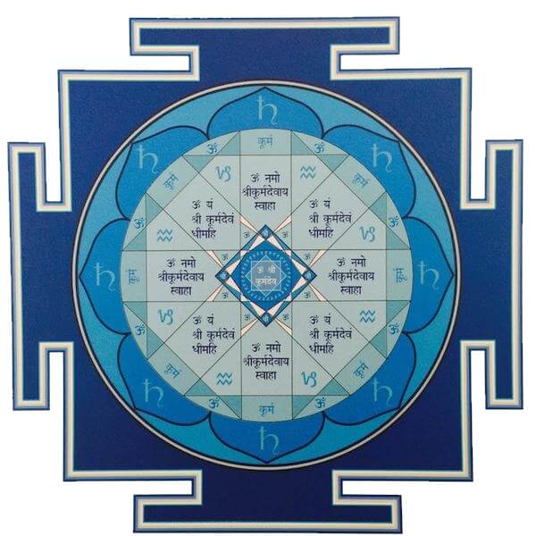 Янтра Сатурна Saturn_yantra_light