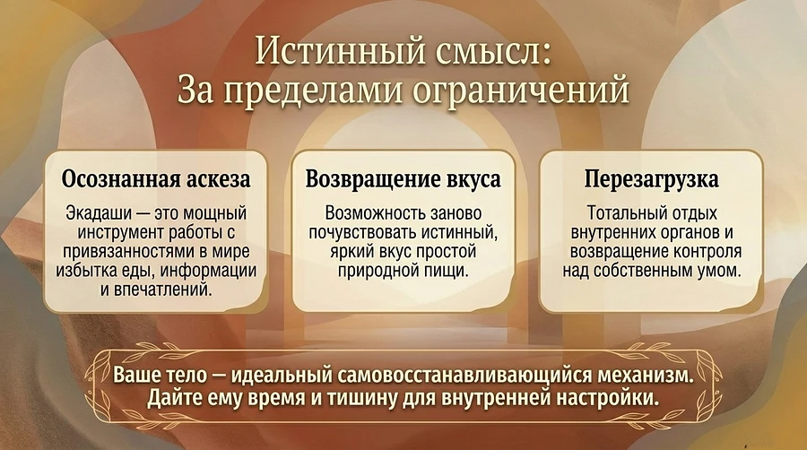 Экадаши в чём смысл