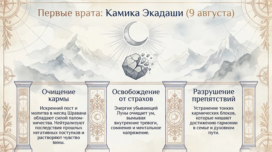 9 августа — Камика Экадаши