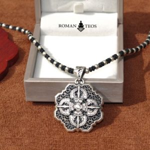 Подвеска Ваджра серебро 999